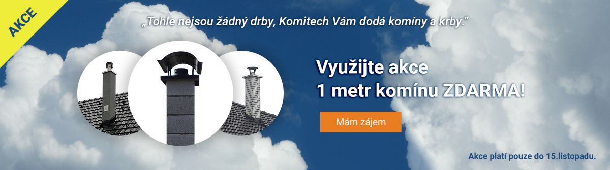 Akce 1m komína zdarma